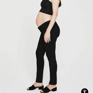 AG MATERNITY PRIMA Cigarette Leg Black Size 24